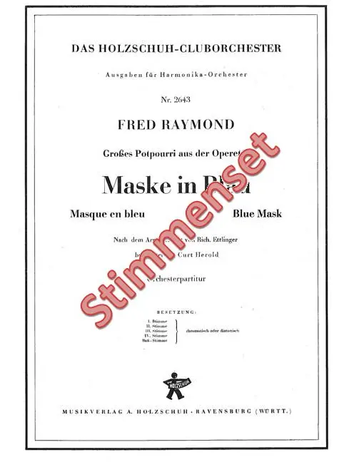 Maske In Blau